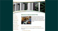 Desktop Screenshot of boone-central.com